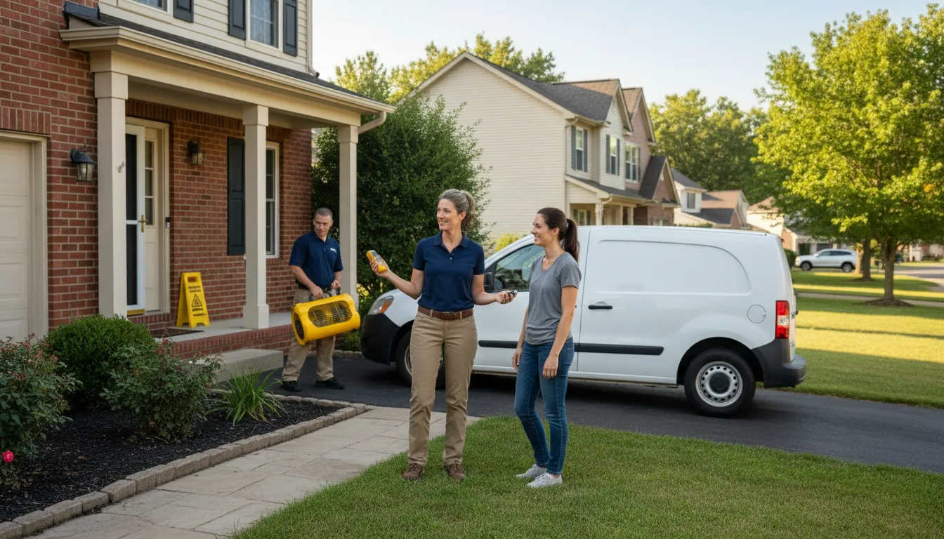Water restoration image for Mildew Remediation in Powhatan, VA